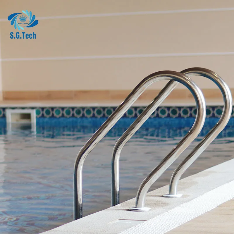 Weikeya Pedale Per Scala Piscina In Acciaio Inox 304 - Lunghezza 50 Cm, Accessorio Di Sicurezza Per Sostituzione, Robusto E Facile Da Montare - 4