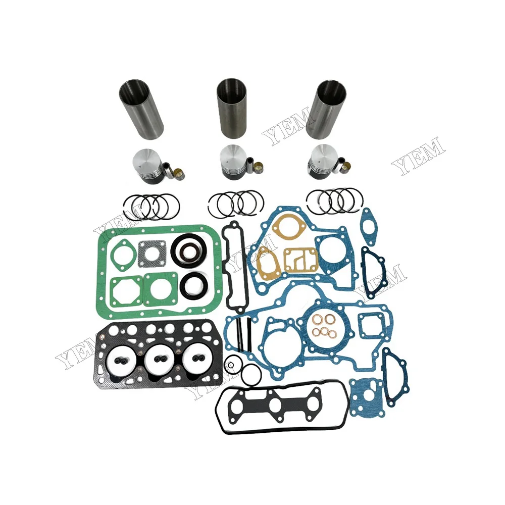 Overhaul Kit With Gasket Set Fit for Mitsubishi K3B Engine 2