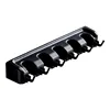 5 ganci + 6 supporti per mocio neri
