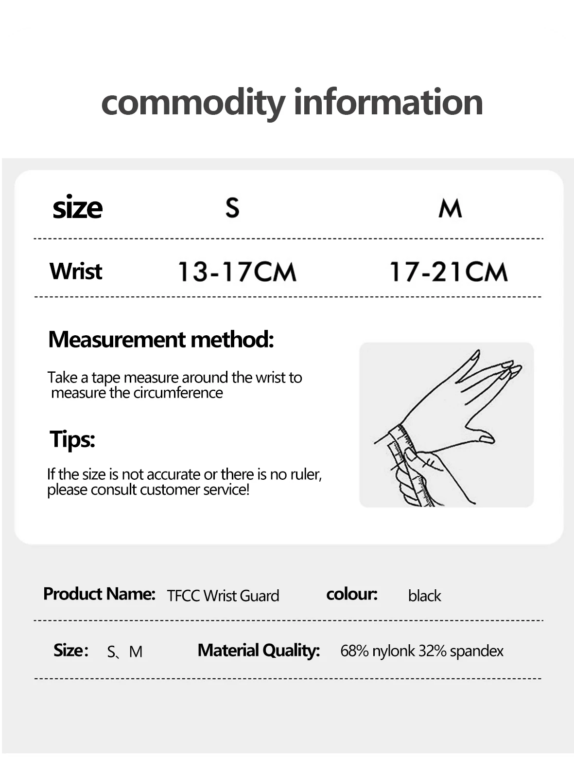 Tfccwrist Wraps Protection Prevent Wrist Sprain Wrist Guard Wrist