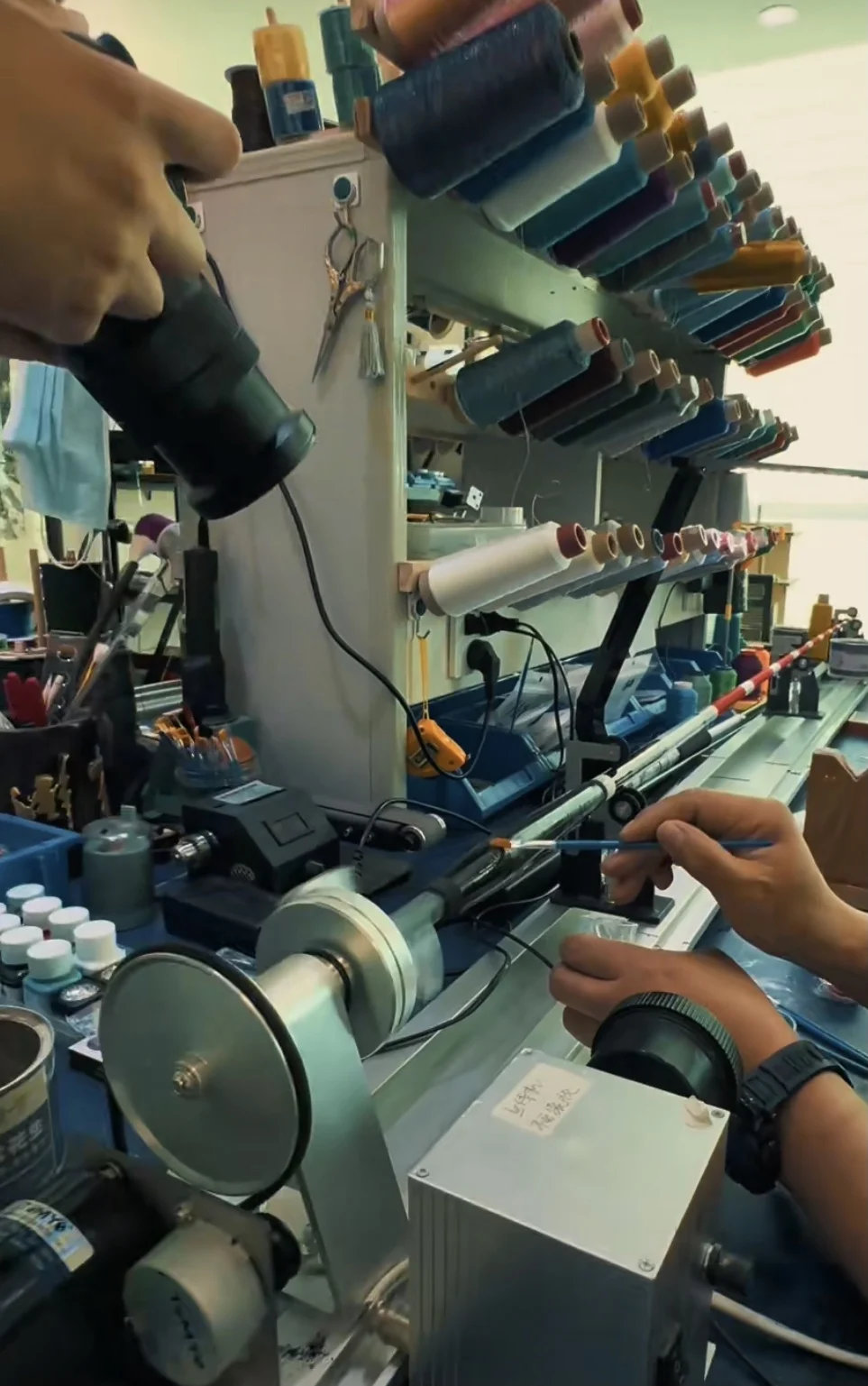 Rod Wrapping Rig ToMyo Fishing Rod Wrapping Machine - Forward & Reverse Function, Ideal ...