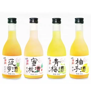 Chinese Style Japanese Sake Alcohol Sugar Beverage Fruit Wine
