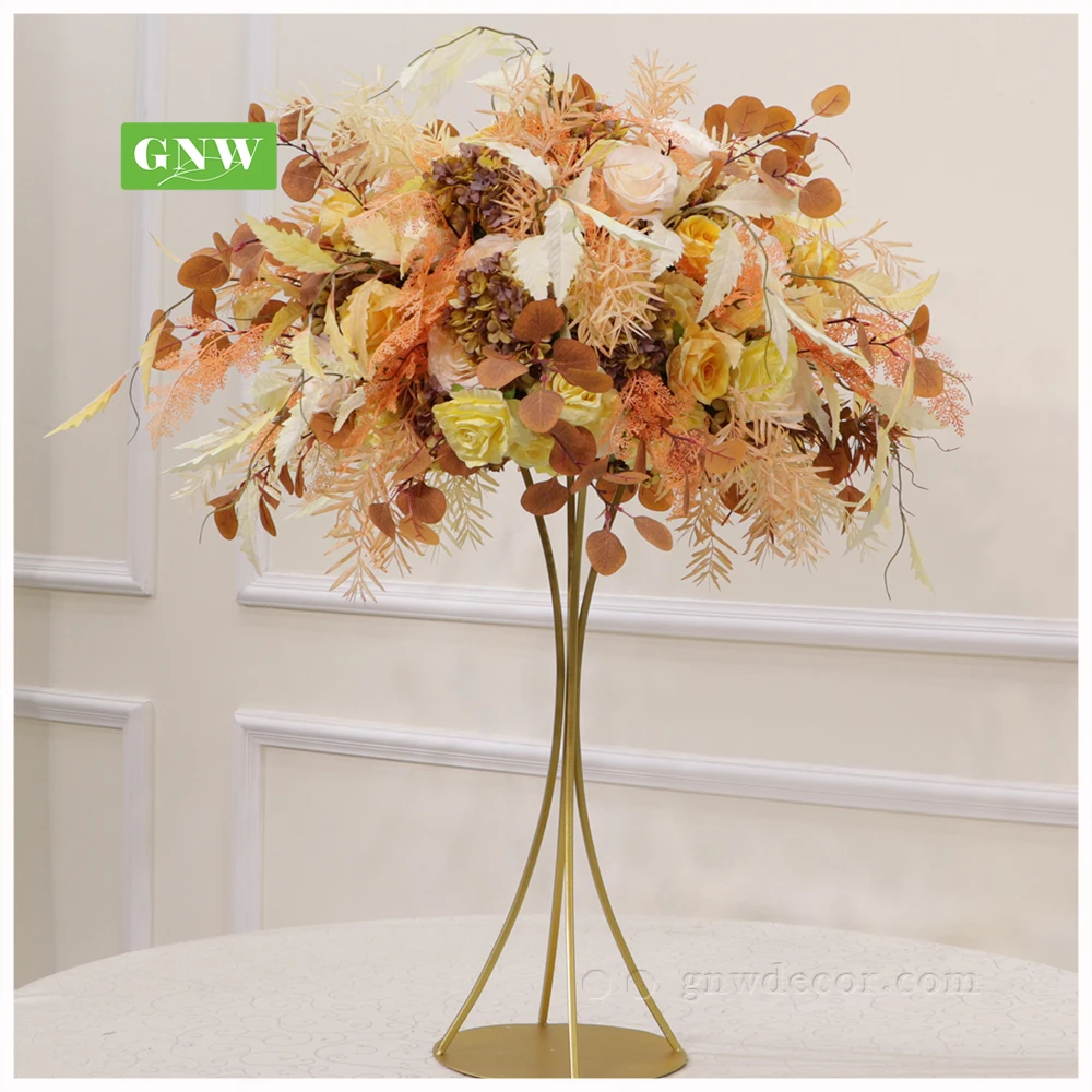 ボックス 結婚式用品の結婚式の造花装飾のためのgnwフラワーボールシルク人工装飾センターピース結婚式 Buy Decorative