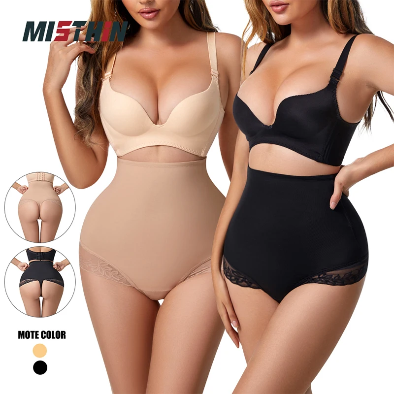 Wholesale Full Body Lace Women Tummy Control Panties Underwear Butt Lift Shaper Thong High Waist Trainer Shapewear for Women details
