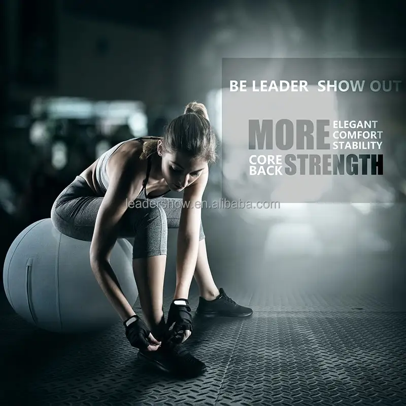 Sitting Ball Chair With Handle And Pump For Office Home Pilates