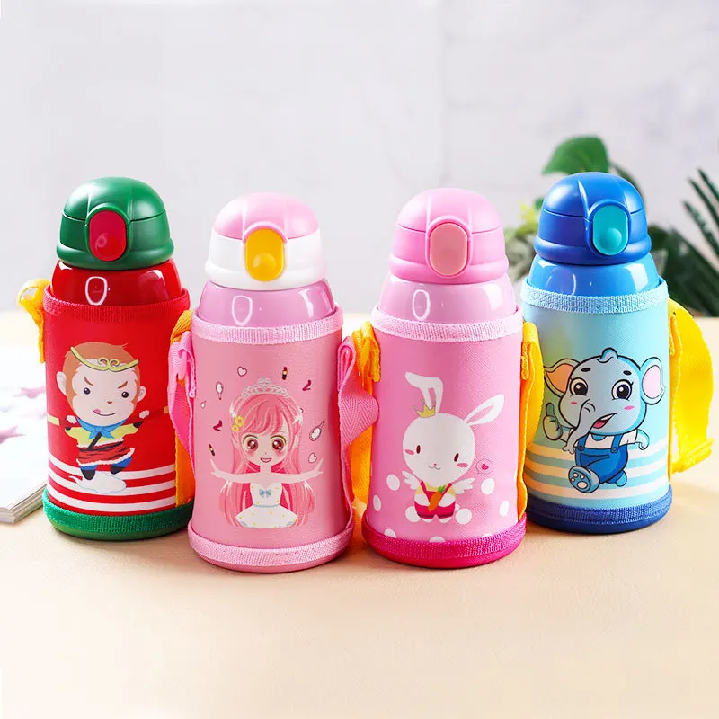 Stainless Steel Water Bottle Kids  Kids Thermos Steel Water Bottle Straw -  880 Ml - Aliexpress