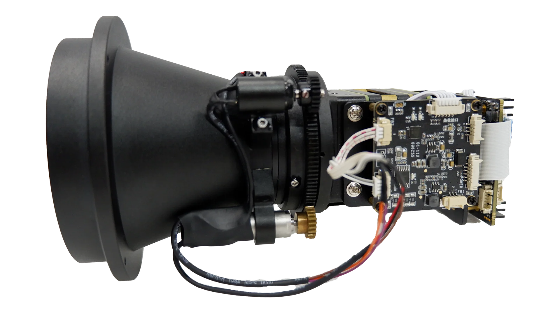 
ViewSheen 640 Uncooled Microbolometer VOx 75mm Motorized Lens Network Ethernet Infrared Thermal Imaging Camera Module 