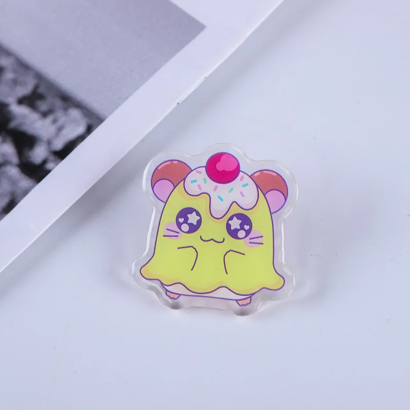 Низкая цена низкий минимальный заказ Индивидуальные Акриловые значки булавки с односторонним логотипом печатные Мультяшные Пластиковые
