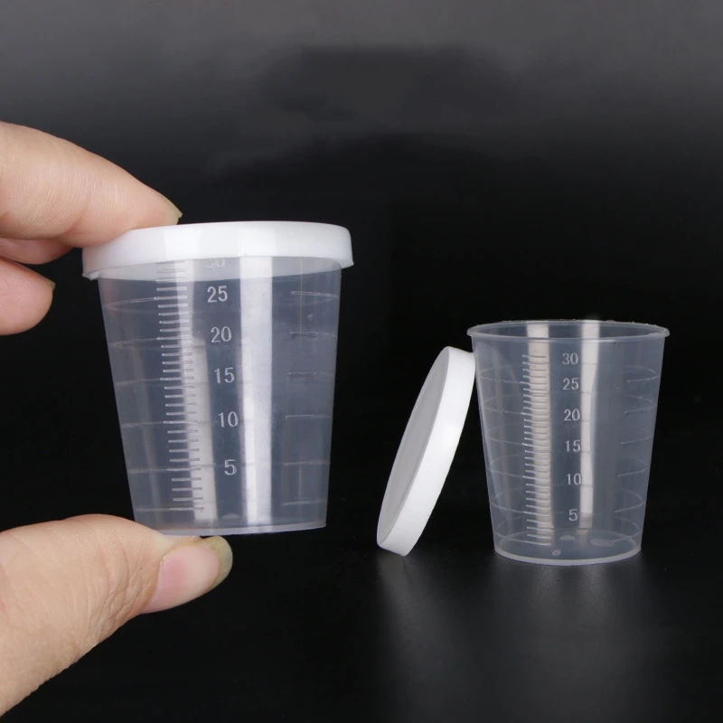 clear small plastic 30ml mini measuring
