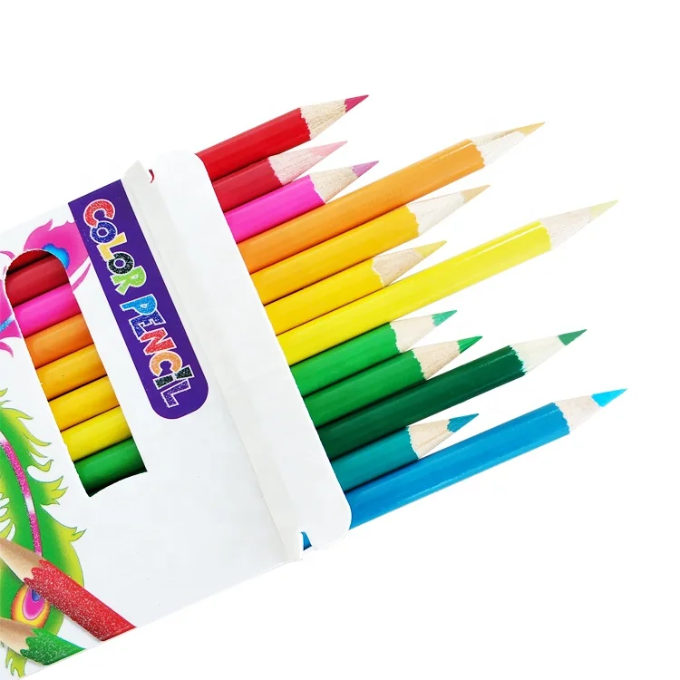 Персонализированные школьные деревянные цветные карандаши художественные рекламные