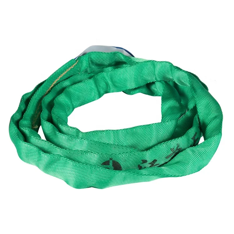 2T round Sling Soft Polyester Endless Lifting Belt