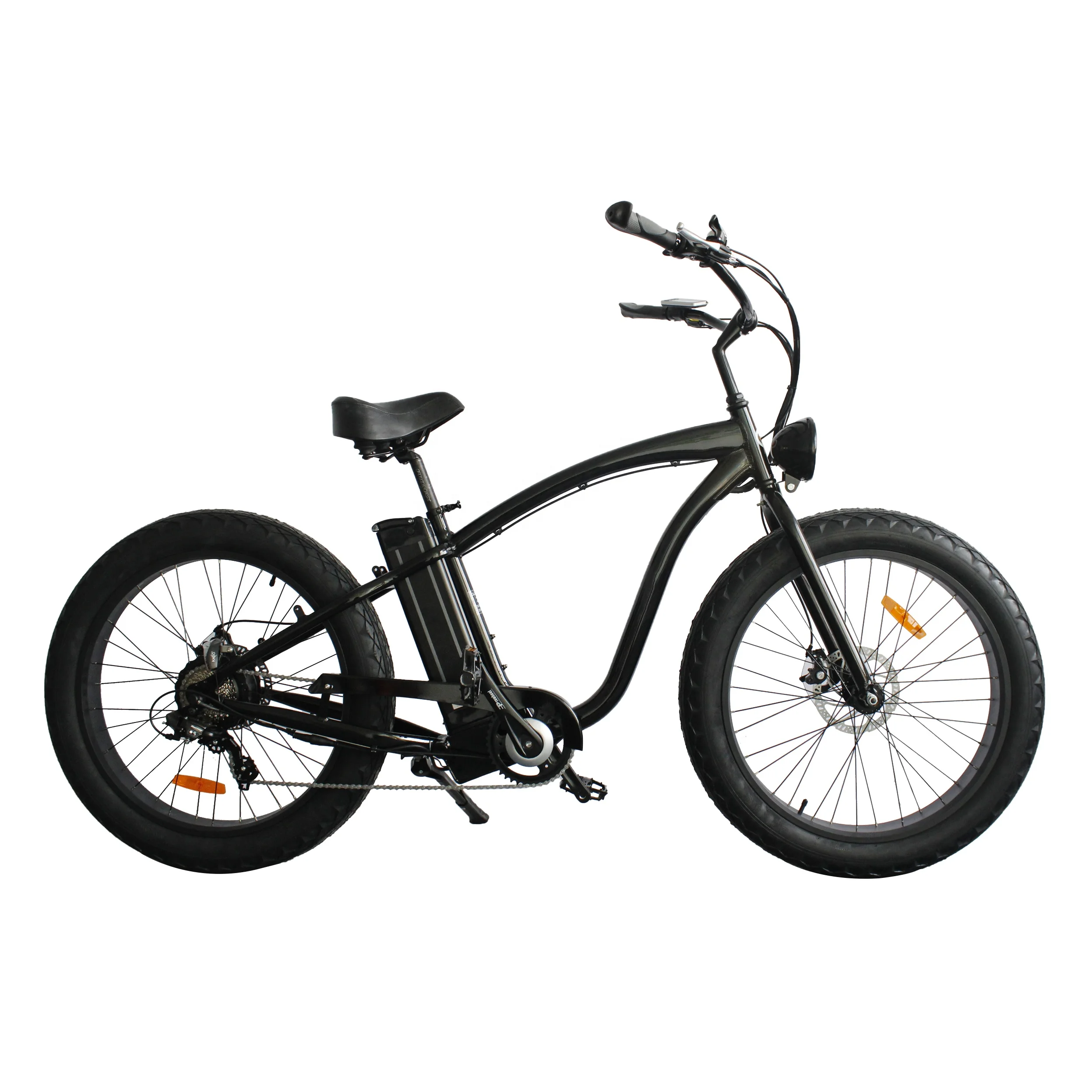 SOBOWO 26 Inch Classic Chopper Beach Cruiser Bike Bicicletas Velo Europe  Electric Bicycle Most Attractive Ebike 750w 48v E-Bike