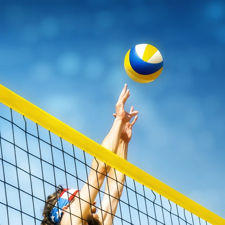 27'*8' Durable Easy Assembly Beach Volleyball Netting With Court Ribbon