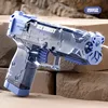 Capelli continui manuali[Irrigatore orale con scoppio di ghiaccio blu traslucido]