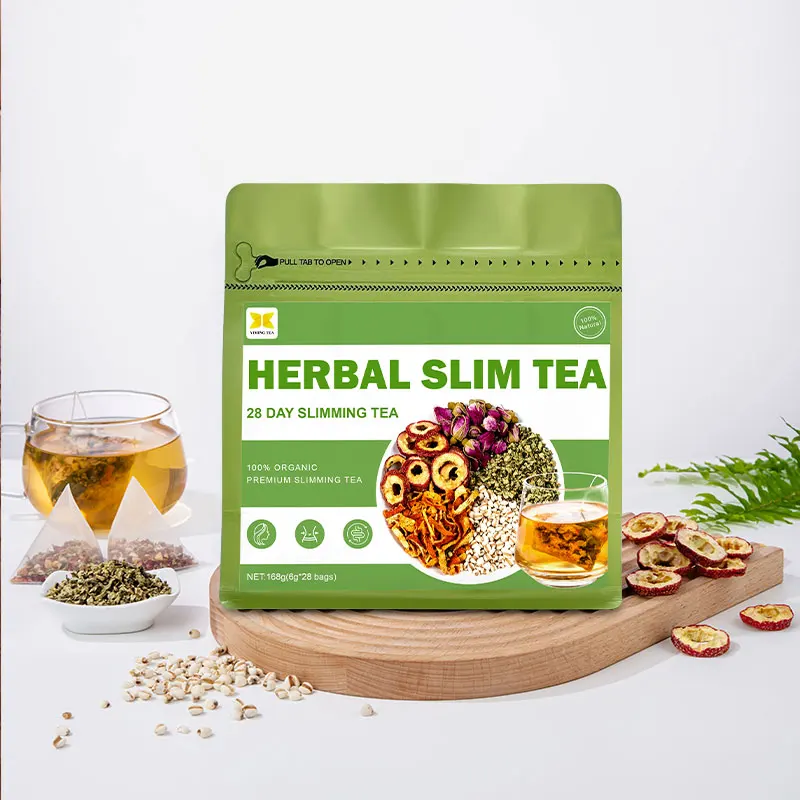 100% Natural Custom Chinese Herbal Tea Bags  Flat Belly Gattilier Purai Herbal Tea Blend Herbal Tea for Men