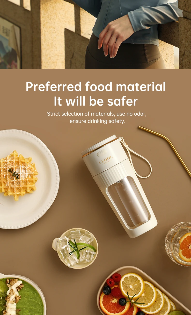 Wholesale Juicer Blender For Travel Portable Bottle Juicers 340ml Usb