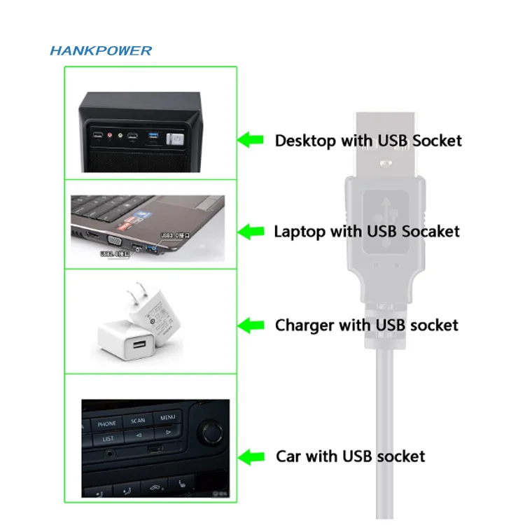 USB Power Boost Cord DC 5V to DC 5V / 9V / 12V Step up Module USB Converter Adapter Cable 2.1x5.5mm