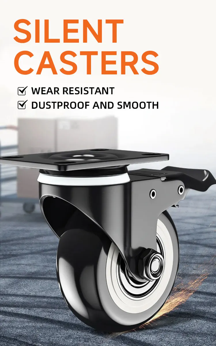 Industrial Grade Caster Wheels for Warehouse Carts and Workshop Use ...