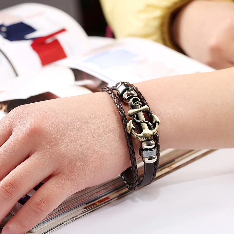 Men Bracelet Multi Style Adjustable Anchor Premium Durable Resistant Waterproof Paracord Handmade Wristband