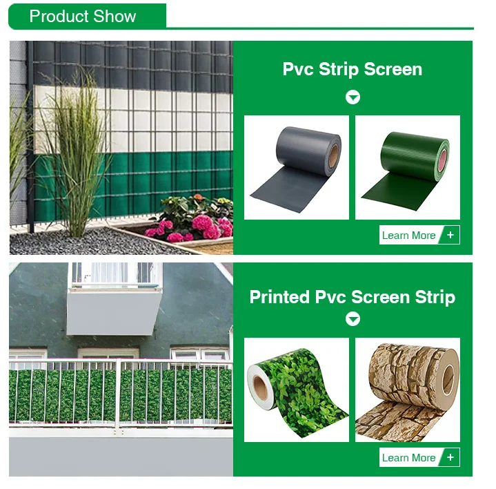Antiuv Fence Privacy Protection Pvc Tarpaulin Strip Screen Roll For