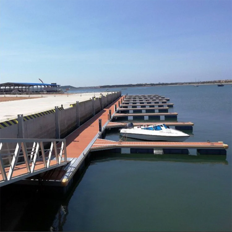 Strong Aluminum Frame Floating Platform Marine Waterfront Jetty Tourist Aluminum Dock Pier for Sale