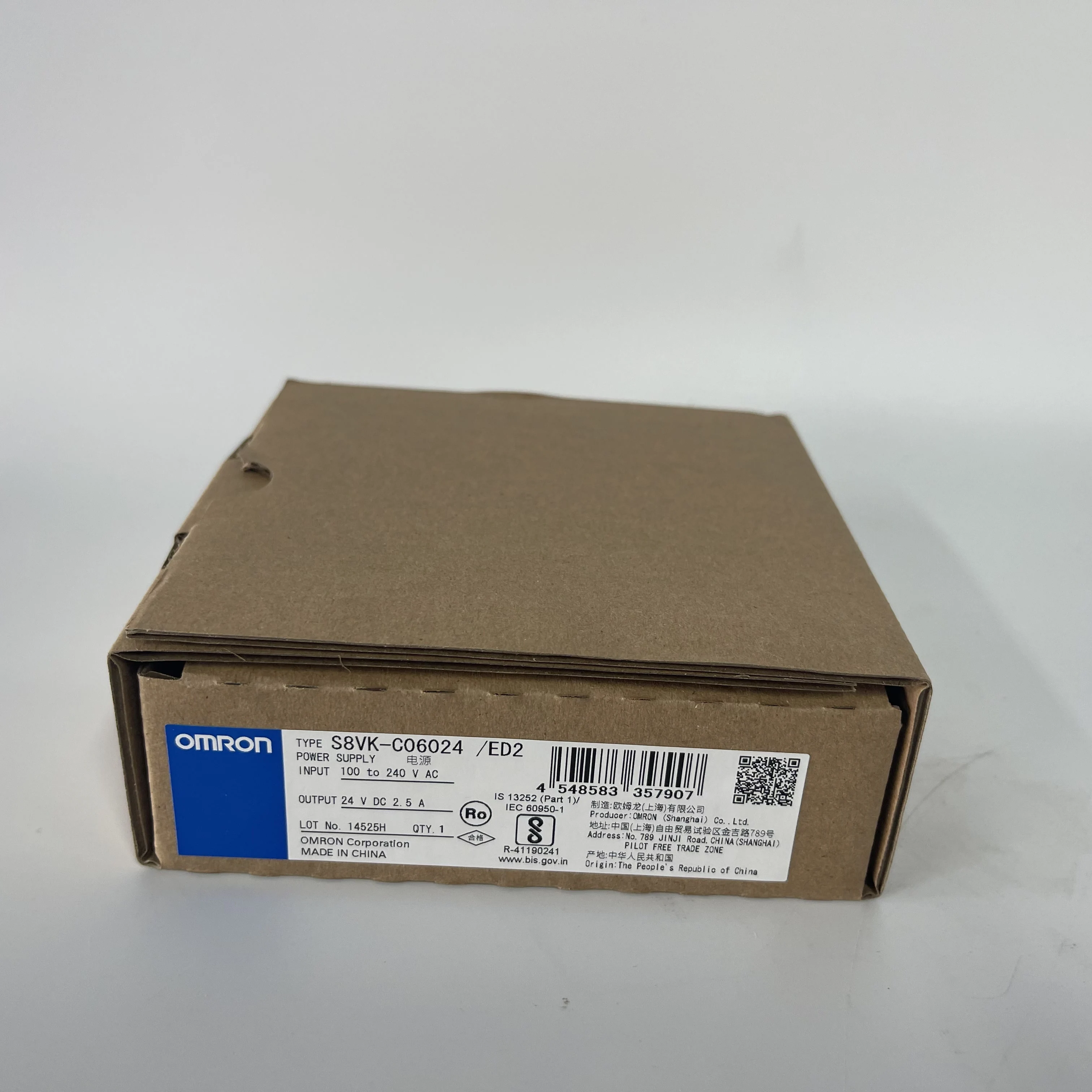 OMRON Switching Power Supply S8VK-C06024/ED2 OMRON Switching Power Supply S8VK-C06024/ED2