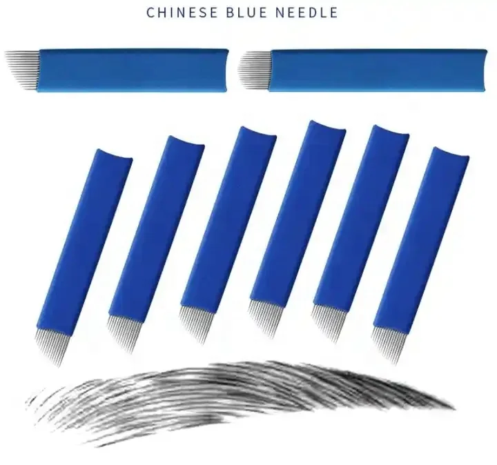High Quality Microblading Eyebrow Tattoo Needle Blades Permanent Makeup Tool with Stainless Steel Material