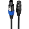XLR Hembra a Speakon Negro