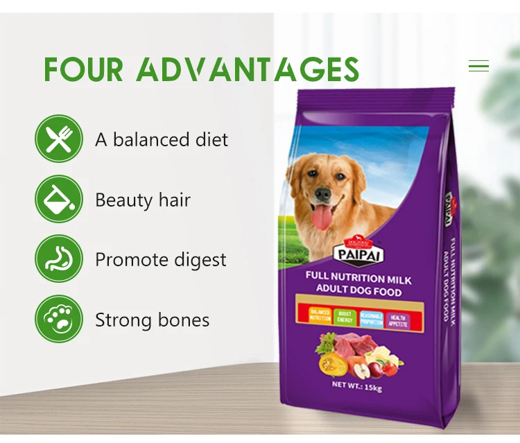 High Protein Natural Fresh Healthy Dry Dog Food Bulk Best Quality Dry