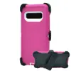 Pink/white with clip