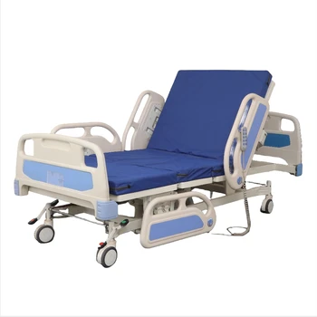 LEHO electric bed Five-Function Electric Hospital Bed Convenient Nursing with ABS and Metal Materials Direct Manufacturer Source