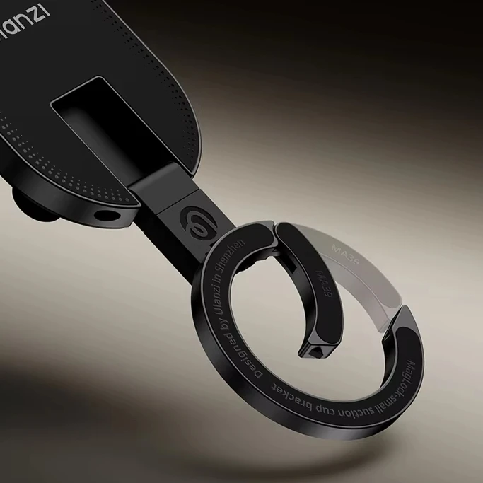 Suction Cup Magnetic Phone Holder Climbing Buckle Folding Rotating Three-in-one Multi-function Dustproof Mobile Phone Holder