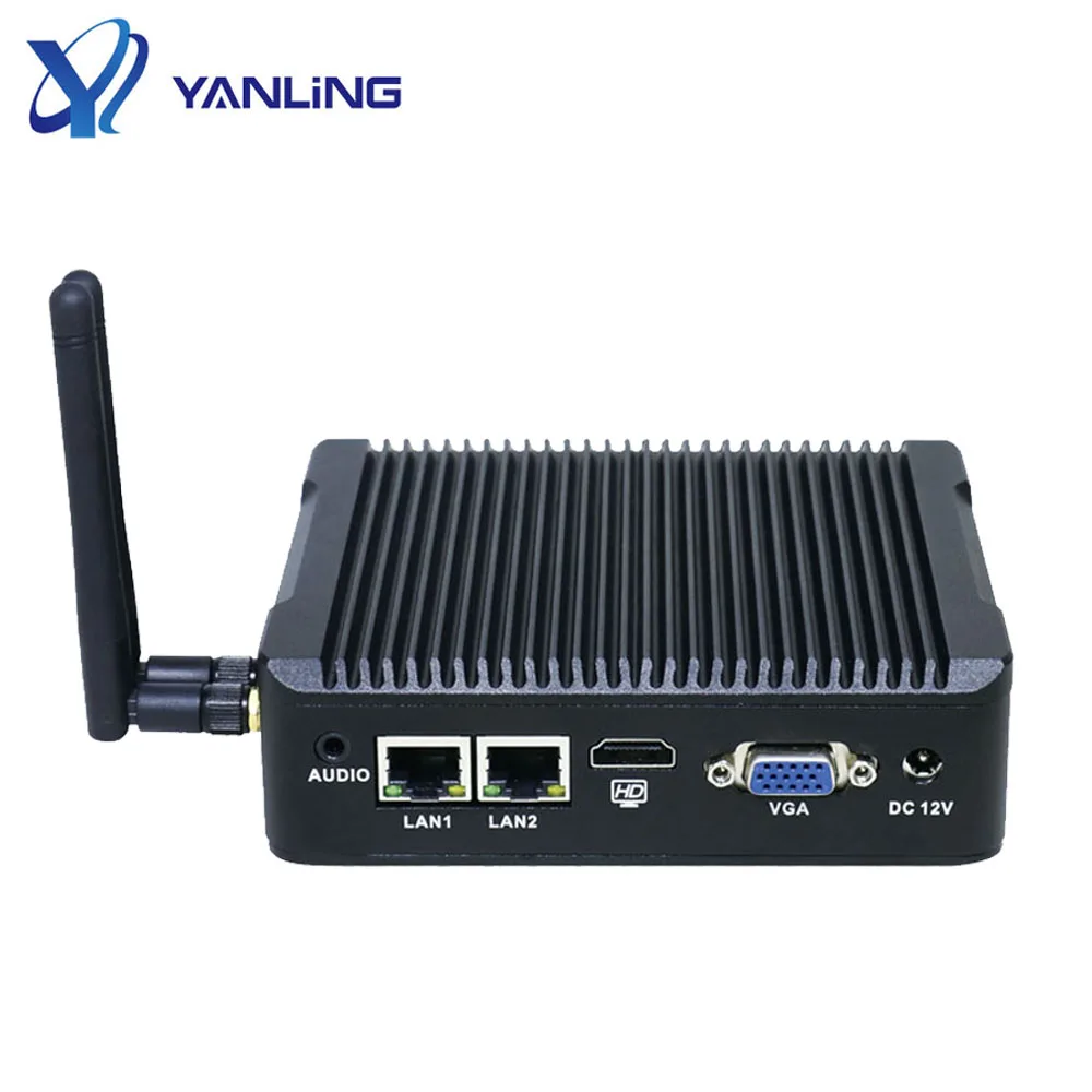 High Quality J1900 Quad Core CPU Mini PC - Fanless & Dual LAN