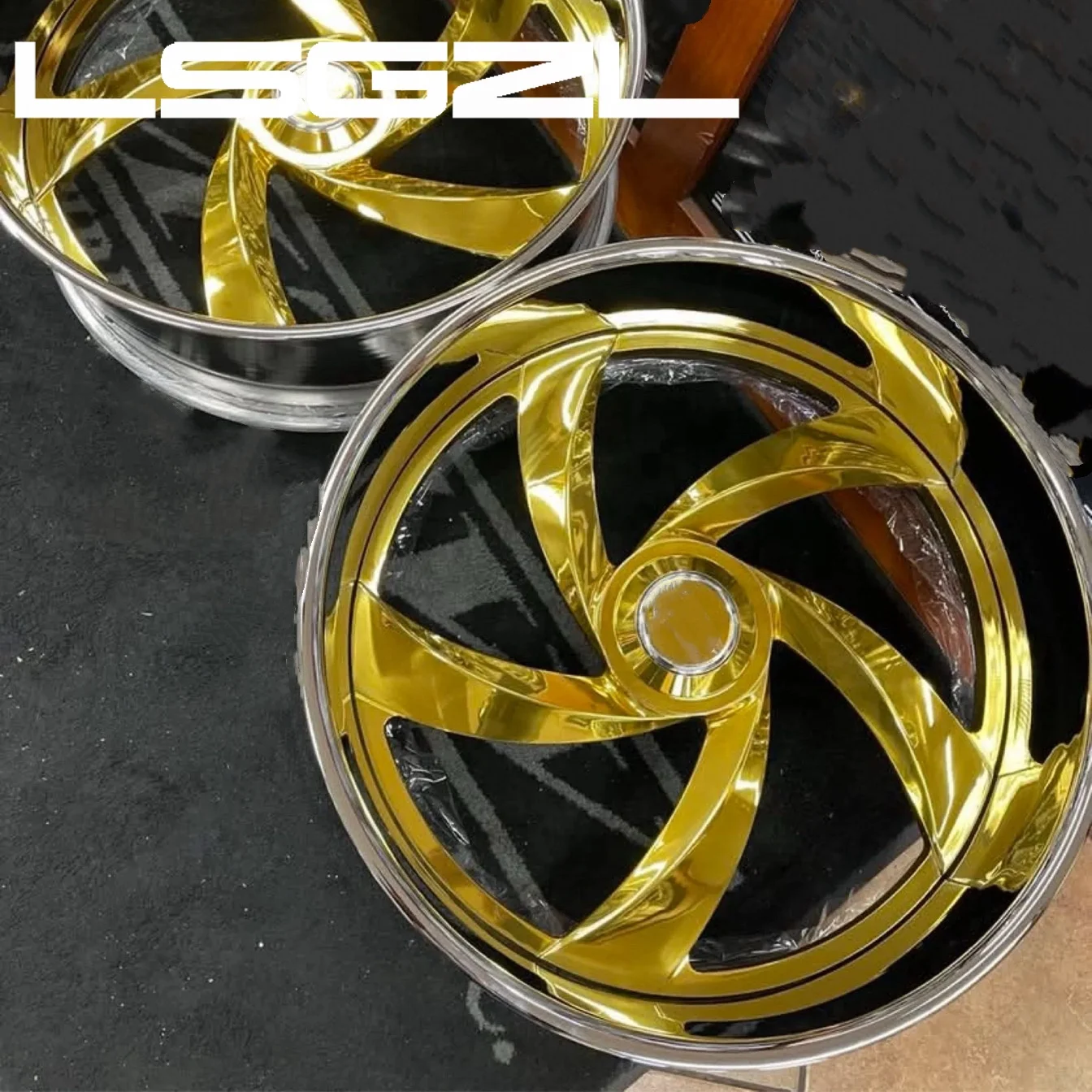 LSGZL Custom Luxury 2 Piece 3 Piece Forged Alloy Wheels 22 24 26 