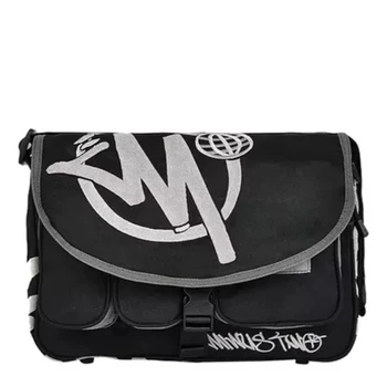 2023 NEW Custom Embroidered Logo Men's Shoulder Bags minus two Y2k messenger crossbody bag Uk Drill Hip hop Men bag