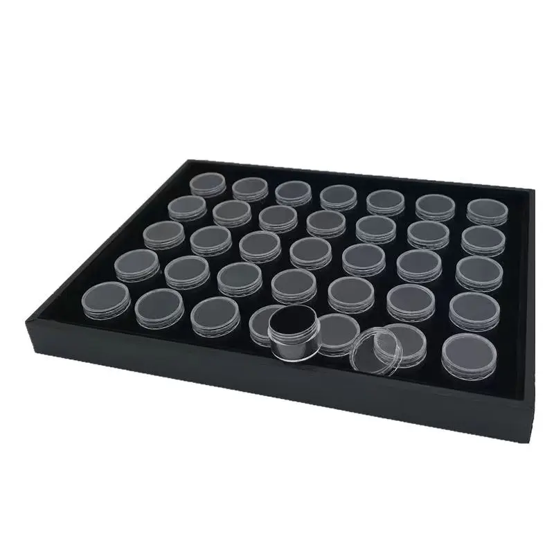 Nail Accessories Storage box Nail black drill box Nail first accessories separate display empty box