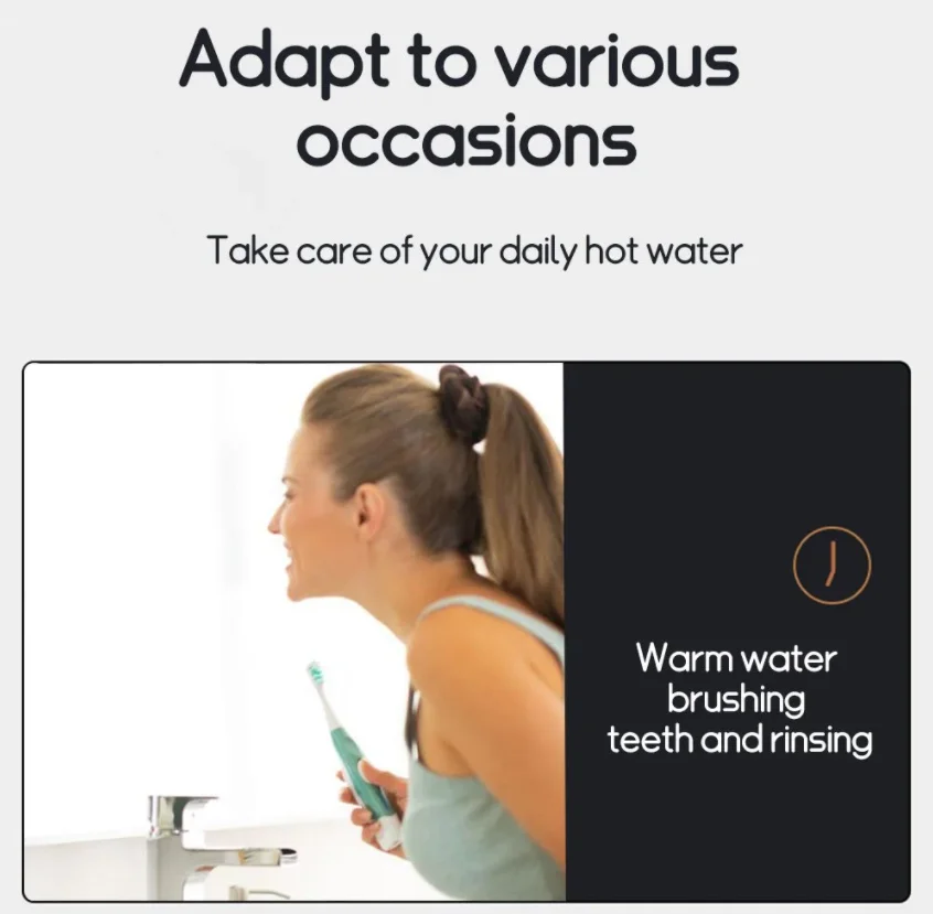 Tankless Electric Water Heaters Multi Point Bathroom Under Sink Kitchen Instant Electrical Shower Ipx4 Waterproof