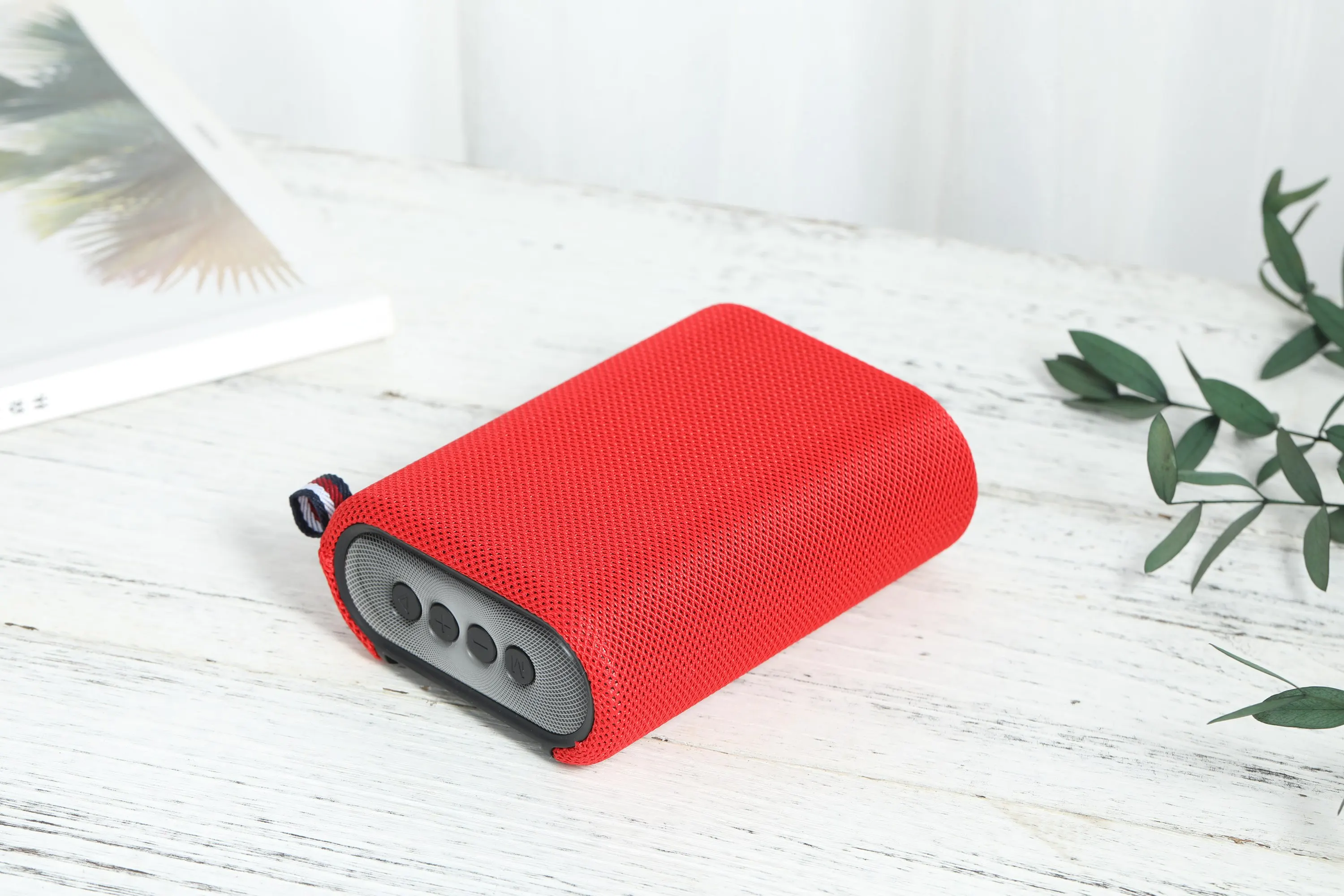 Promotion Fabric Subwoofer Stereo TWS Mini Portable Wireless Speaker Boombox Ready to Ship