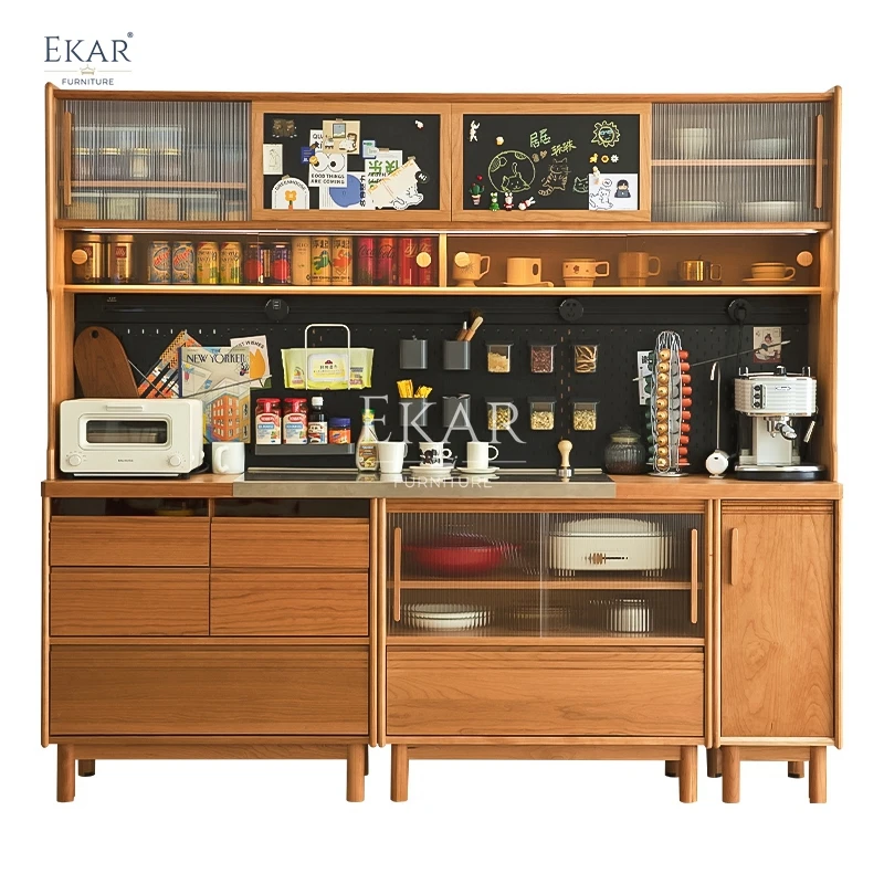 product new design solid wood multifunctional storage restaurant sideboard-65