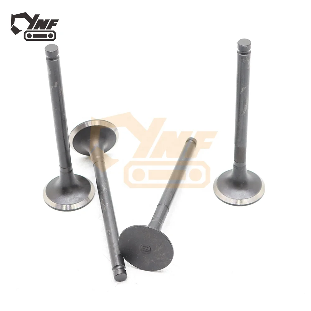 ZX200 6BG1 Exhaust Valve 1125520830 New Iron Steel Spare Parts for Excavator Engine for Construction Manufacturing Plant