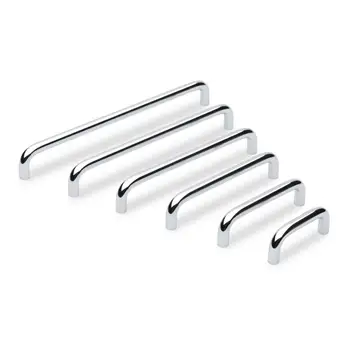 Modern Steel Furniture Accessory D-Shape Wire Pull Cabinet Drawer U-Shape Door Handle for Kitchen Cupboard Wardrobe Dresser