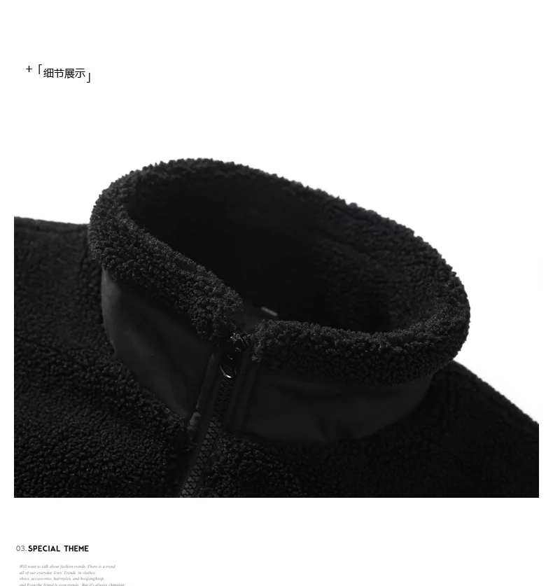 2022 Winter New Fashion Men's Jackets&coats Men's Classic Sherpa Fleece