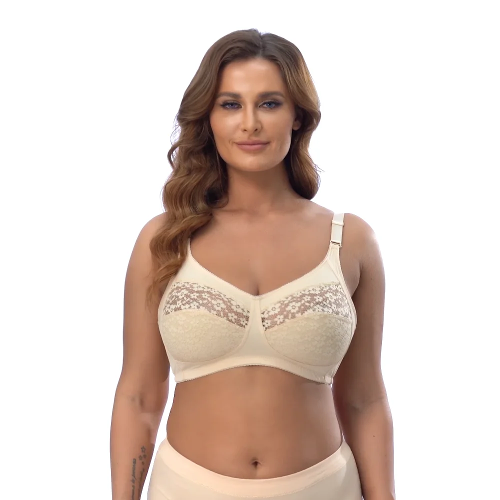 Bras For Women Big Size Lace Lace Full Cup Underwire Extra Large Cup