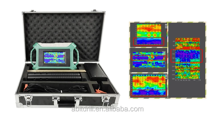 300m Automatic 3D Mapping Groundwater Detector 300S X Screen Model Water Detector