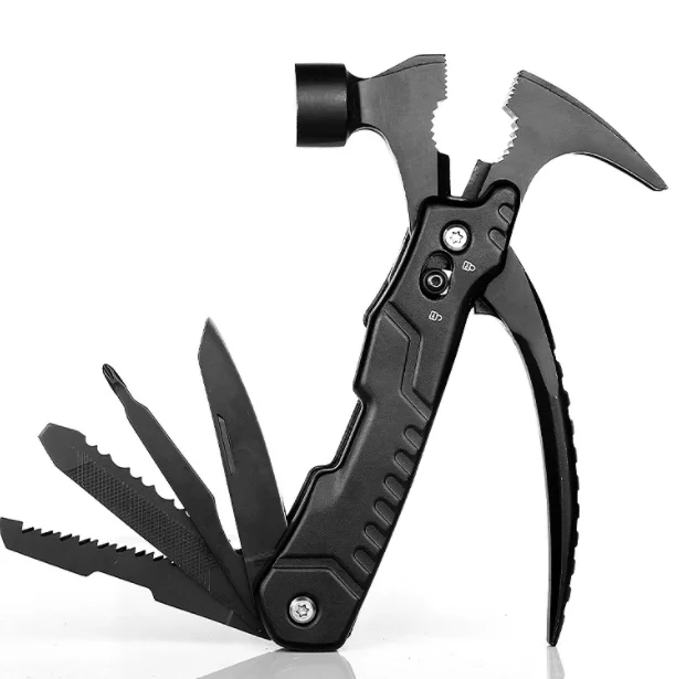 High Quality Steel Claw Hammer Nail Multi-functional With Knife Corkscrew File Saw Screwdriver