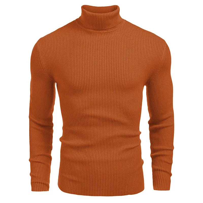 Corset Men Sweaters Autumn Soft Warm Pullover Turtle Neck Sweater Winter Long Sleeve Knit Turtleneck Men