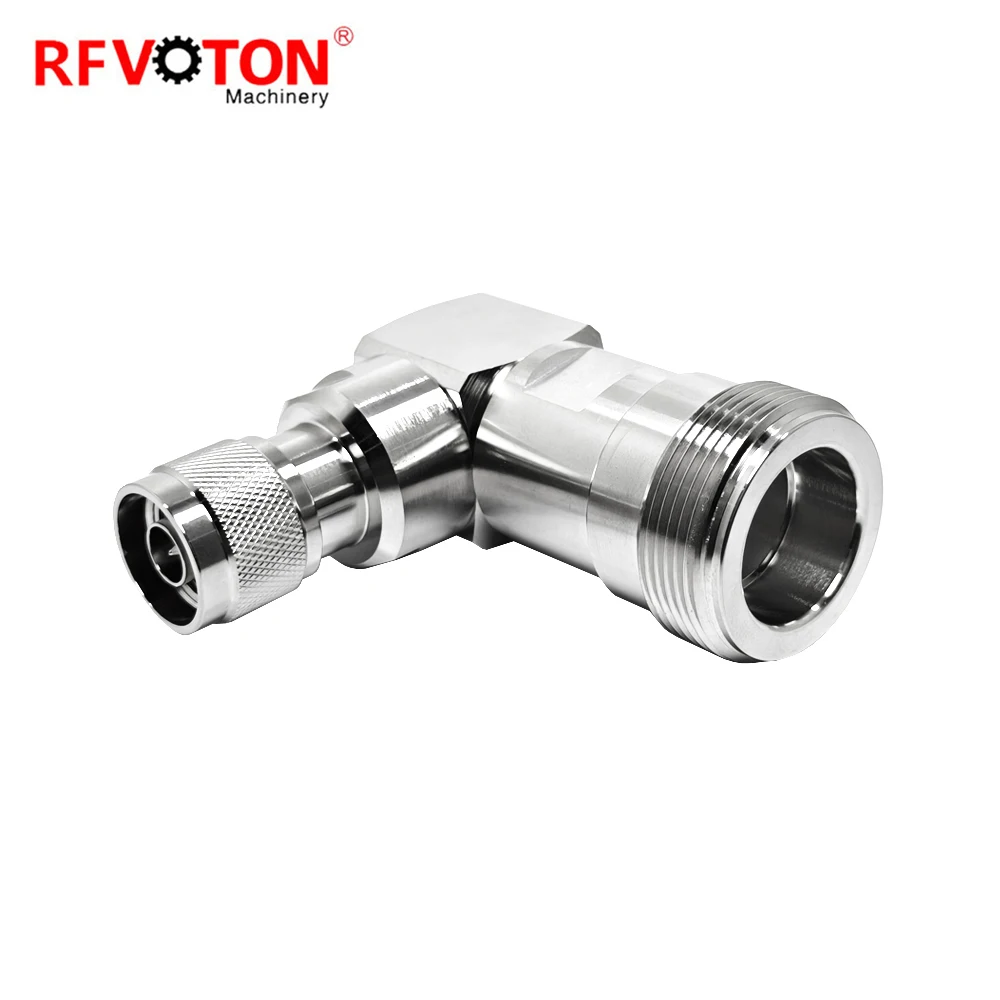 Factory HN Male Plug Macho to LC Female Jack Hembra Right Angle 90 Degree RA  Rf Coax Coaxial Adaptor Adapter in Stock Rohs