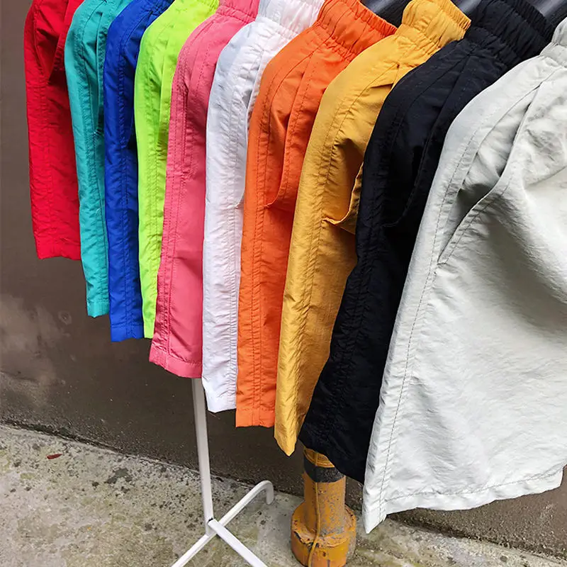 Top Apparel Quick Dry Breathable Men Shorts Summer Various Color Beach Wear Custom Embroidery Trunk Men's Swim Shorts755_voghion.com