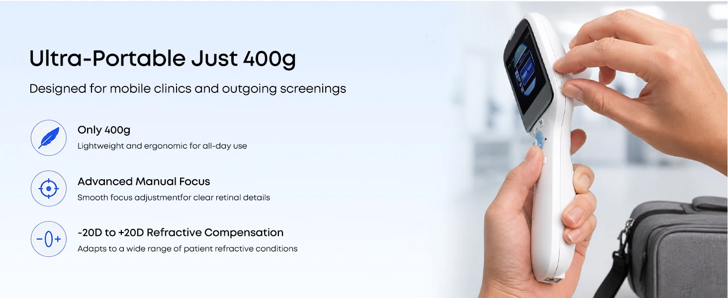 Auto Eye Handheld Fundus Camera Non-mydriatic Automated Retinal Imaging Fundus Camera HFC-1