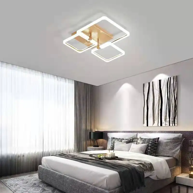 MEEROSEE Lustre Moderne Ceiling Chandelier Living Room Light MD87156
